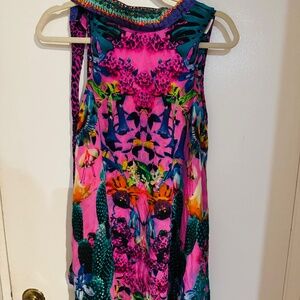 Camilla short silk dress